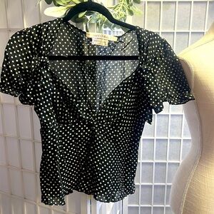 Polka Dot Blouse